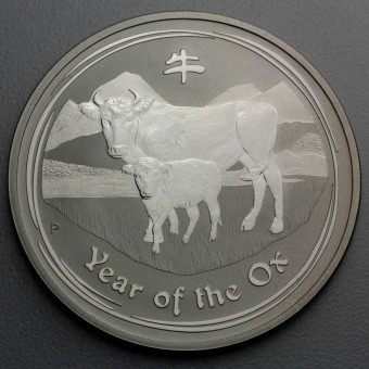 Silbermünze 10oz "Ochse" 2009 Lunar II – Year of the Ox (Australien)