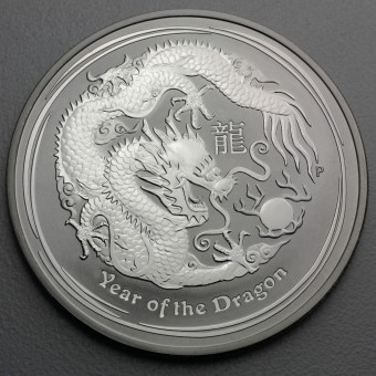 Silbermünze 10oz "Drache" 2012 Lunar II – Year of the Dragon (Australien)