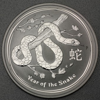 Silbermünze 10oz "Schlange" 2013 Lunar II – Year of the Snake (Australien)