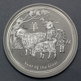 Silbermünze 10oz "2015 Ziege" Lunar II 