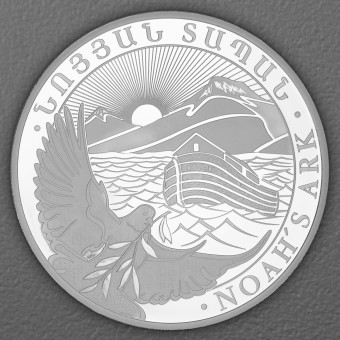 Silbermünze 10oz "Arche Noah" aktueller Jahrgang (Armenien)