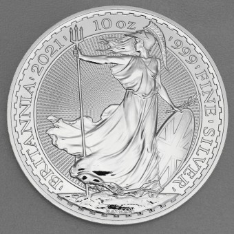 Silbermünze 10oz "Britannia" 2021 (Großbritannien)