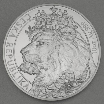 Silbermünze 10oz "Tschechischer Löwe" 2021 (Niue)