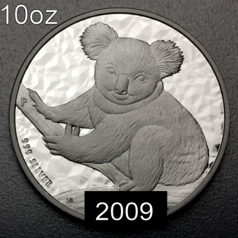 Silbermünze 10oz "Koala - 2009" 