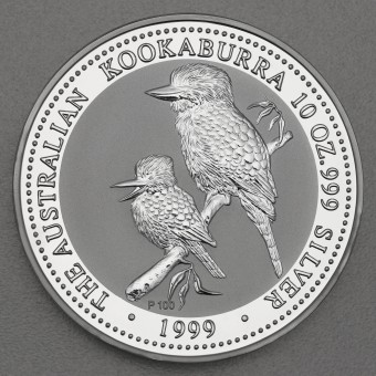 Silbermünze 10oz "Kookaburra" 1999 (Australien)