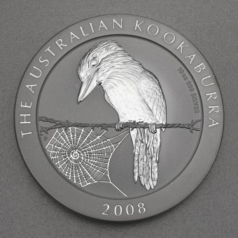 Silbermünze 10oz "Kookaburra" 2008 (Australien)
