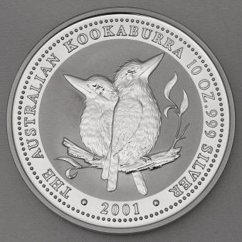 Silbermünze 10oz "Kookaburra" 2001 (Australien)