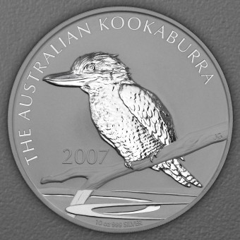 Silbermünze 10oz "Kookaburra" 2007 (Australien)