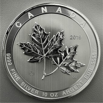 Silbermünze 10oz "Maple Leaf - 2019"  Magnificent