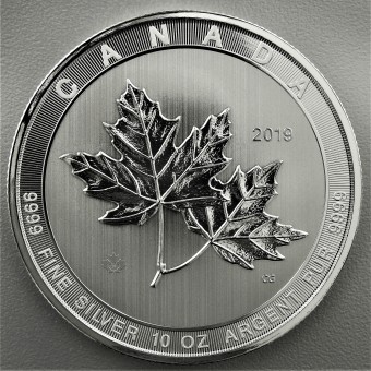 Silbermünze 10oz "Maple Leaf" 2019 Magnificent