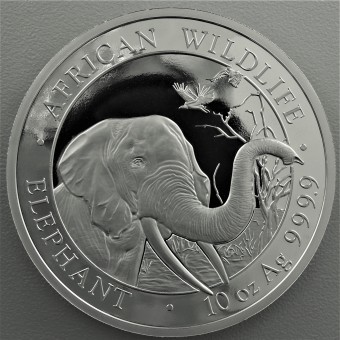 Silbermünze 10oz "Somalia Elefant 2018" 