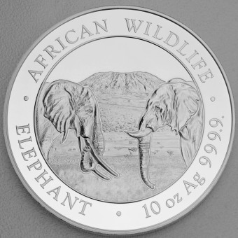 Silbermünze 10oz "Somalia Elefant 2020" 