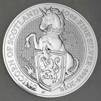 Silbermünze 10oz "Unicorn 2019 Queens Beast" 