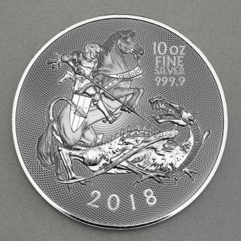 Silbermünze 10oz "Vailant 2018" Großbritannien 