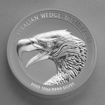 Silbermünze 10oz "Wedge-Tailed Eagle"2022 (PP/HR) Enhanced Reverse Proof / High Relief