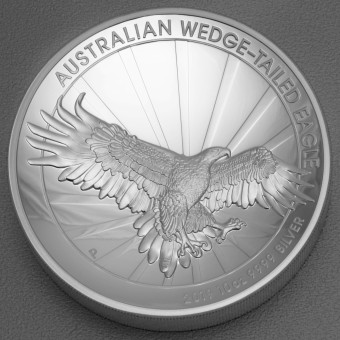 Silbermünze 10oz "Wedge-Tailed Eagle" 2019 (PP/HR) 