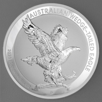Silbermünze 10oz "Wedge-tailed Eagle" 2023 (Incused) (Australien)