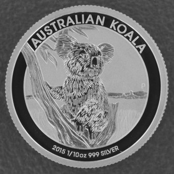Silbermünze 1/10oz "Koala" 2015 (Australien)