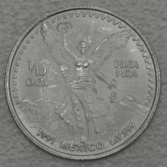 Silbermünze 1/10oz "Libertad" 1991 (Mexiko)