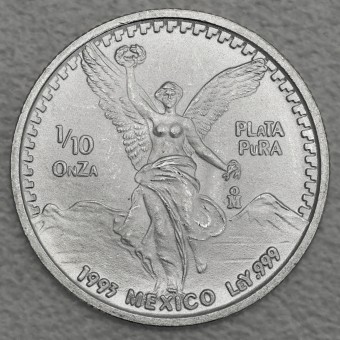Silbermünze 1/10oz "Libertad" 1993 (Mexiko)