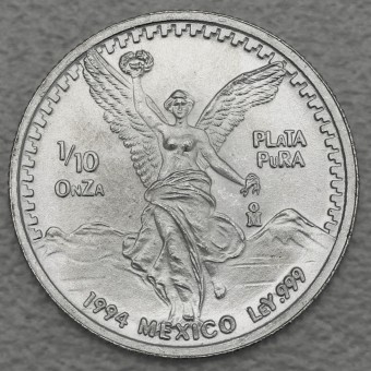 Silbermünze 1/10oz "Libertad" 1994 (Mexiko)