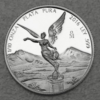 Silbermünze 1/10oz "Libertad" 2016 (Mexiko)