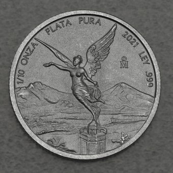 Silbermünze 1/10oz "Libertad" 2021 (Mexiko)