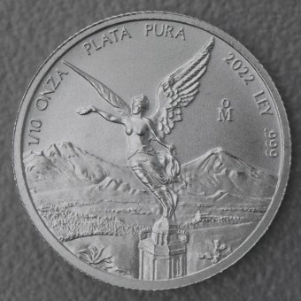 Silbermünze 1/10oz "Libertad - 2022" 