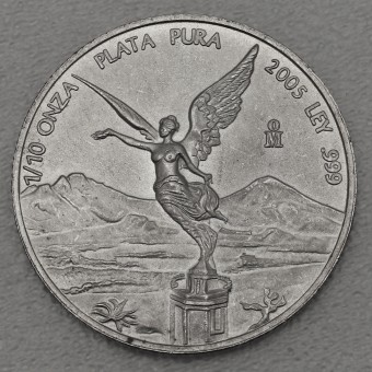 Silbermünze 1/10oz "Libertad" 2005 (Mexiko)