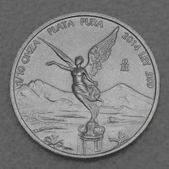 Silbermünze 1/10oz "Libertad" 2014 (Mexiko)