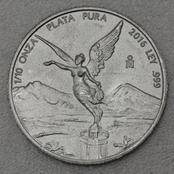 Silbermünze 1/10oz "Libertad" 2016 (Mexiko)