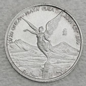 Silbermünze 1/20oz "Libertad" 2008 (Mexiko)
