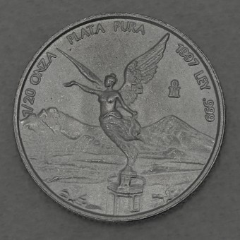 Silbermünze 1/20oz "Libertad" 1997 (Mexiko)