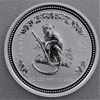 Silbermünze 1/2oz "Affe" 2004 Lunar I – Year of the Monkey (Australien)