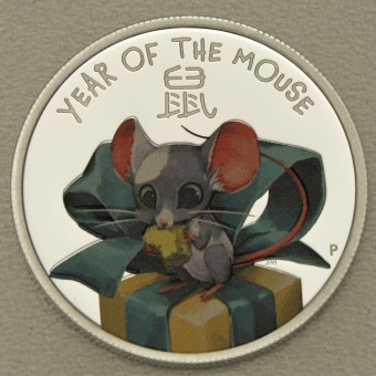Silbermünze 1/2oz "Baby Mouse 2020" (PP) 