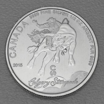 Silbermünze 1/2oz "Calgary Stampede" 2015 (Kanada)