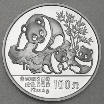 Silbermünze 12oz "Panda" 1989 (China)