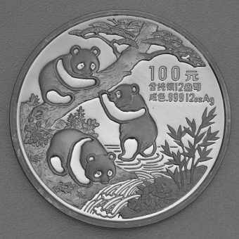 Silbermünze 12oz "China Panda - 1990" 