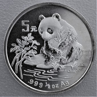 Silbermünze 1/2oz "China Panda - 1996" 