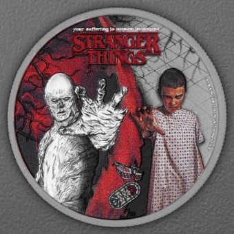 Silbermünze 1/2oz "Eleven + Vecna" 2026 (koloriert) Stranger Things (Tuvalu)