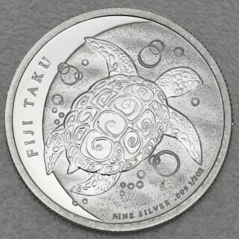 Silbermünze 1/2oz "Fiji Taku Schildkröte" 2012 (Fidschi)