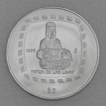 Silbermünze 1/2oz "Herr von Limas" 1996 Präkolumbische Kulturen – Olmeken (Mexiko)