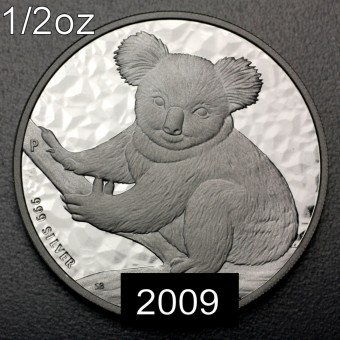 Silbermünze 1/2oz "Koala - 2009" 