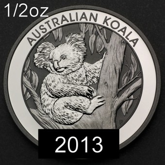 Silbermünze 1/2oz "Koala - 2013" 