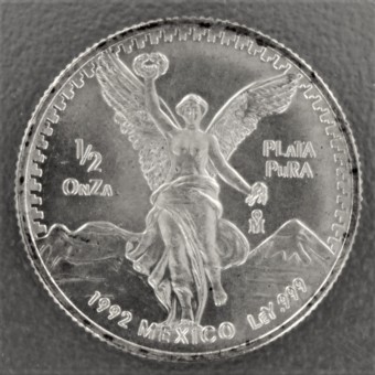 Silbermünze 1/2oz "Libertad - 1992" 