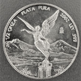Silbermünze 1/2oz "Libertad" 2002 (Mexiko)