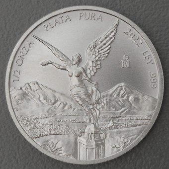 Silbermünze 1/2oz "Libertad" 2022 (Mexiko)