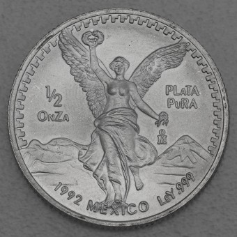 Silbermünze 1/2oz "Libertad" 1992 (Mexiko)