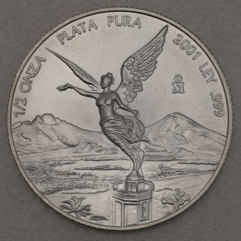 Silbermünze 1/2oz "Libertad" 2001 (Mexiko)