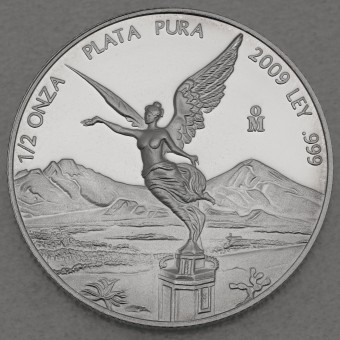 Silbermünze 1/2oz "Libertad" 2009 (Mexiko)